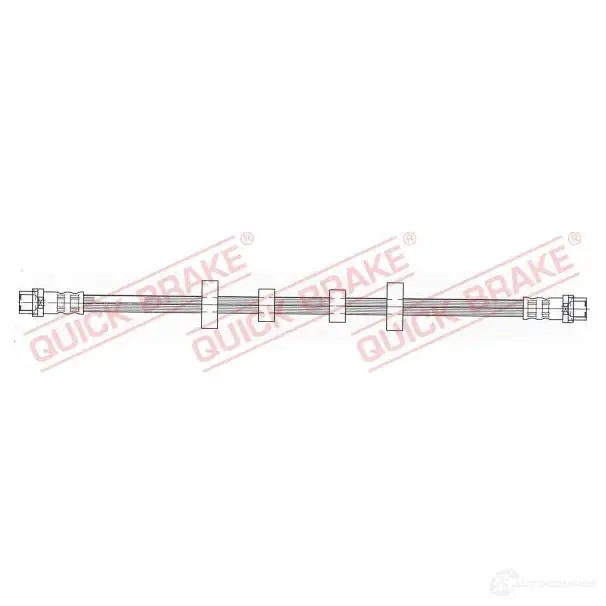Тормозной шланг QUICK BRAKE 22916 E IVABB 1437703816