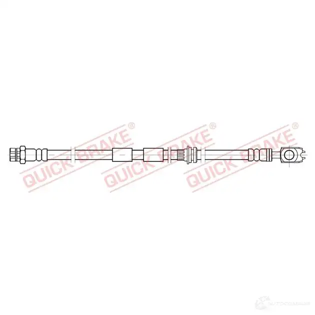 Тормозной шланг QUICK BRAKE 58897x AS CDT 1437706023