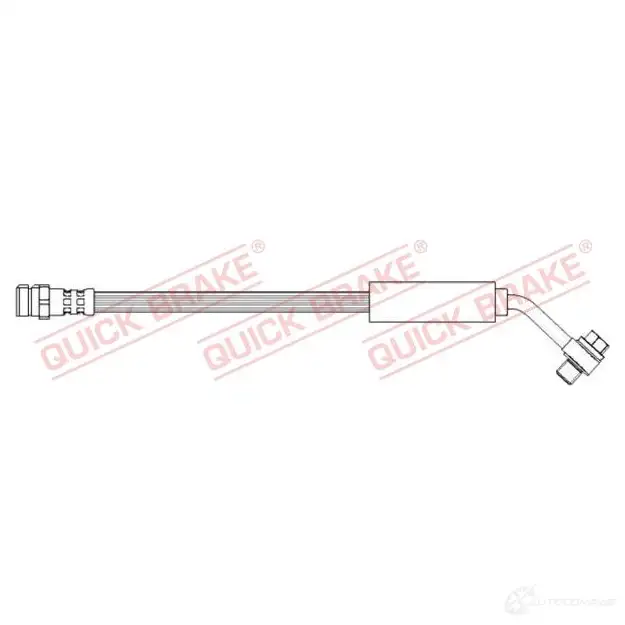 Тормозной шланг QUICK BRAKE 1437699579 50312x L CQHH