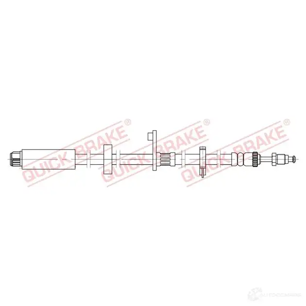 Тормозной шланг QUICK BRAKE WHDE AN 32824 1437703113