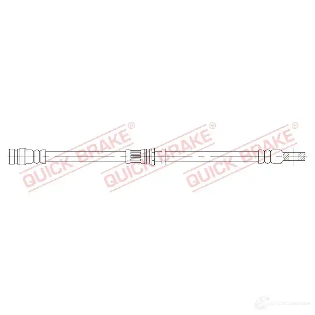 Тормозной шланг QUICK BRAKE 1437706062 58898 PH9M8 H