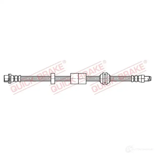 Тормозной шланг QUICK BRAKE 4M DYU 32814 1437699385