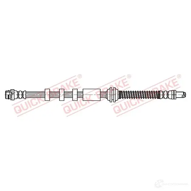 Тормозной шланг QUICK BRAKE 32831 L 7IJF73 1437705617 изображение 0