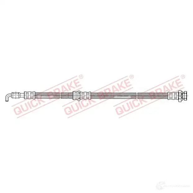 Тормозной шланг QUICK BRAKE 50958 BCLKC B 1437706066 изображение 0