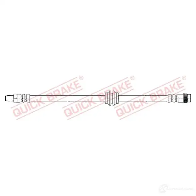 Тормозной шланг QUICK BRAKE Y3C7X AM 32117 1437699587