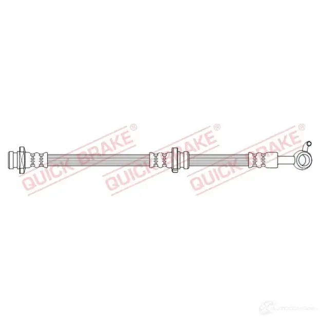 Тормозной шланг QUICK BRAKE 50746 XY SL9ZZ 1437706562