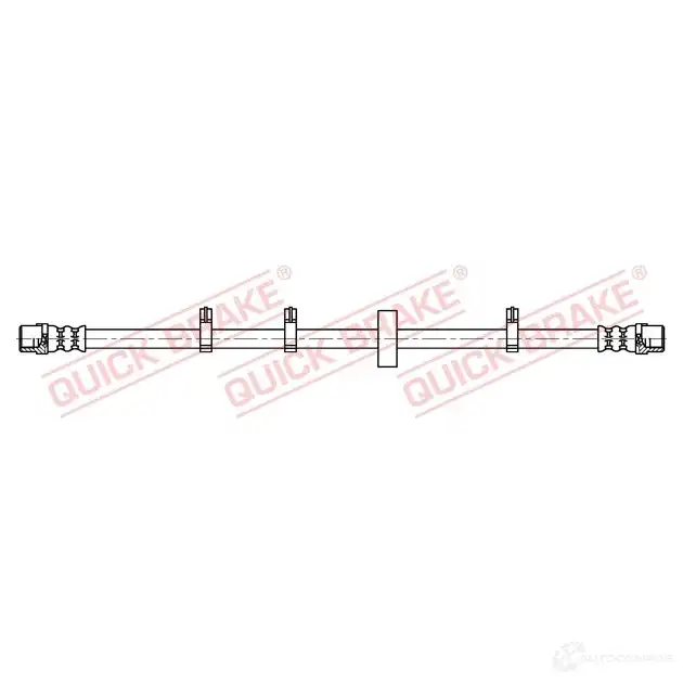 Тормозной шланг QUICK BRAKE L UOEQ 1437699366 22929