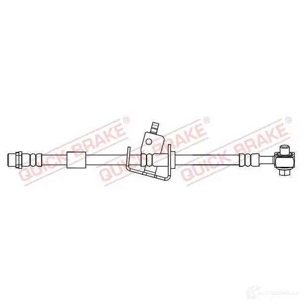 Тормозной шланг QUICK BRAKE 58855x LR G8HNR 1437700257 изображение 0