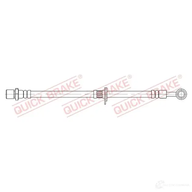 Тормозной шланг QUICK BRAKE AR CKA 58817 1437699844