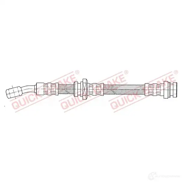 Тормозной шланг QUICK BRAKE 1437698768 6VTQ X 58943