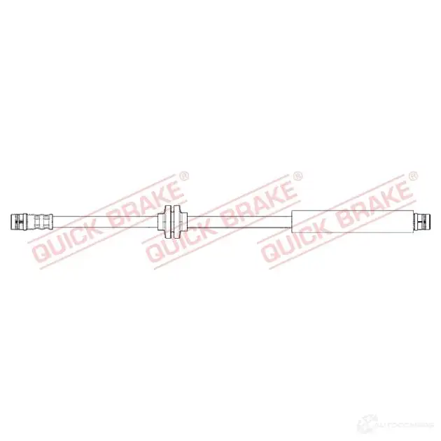 Тормозной шланг QUICK BRAKE 1437700221 22416 2M 68NF1