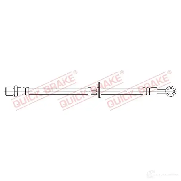 Тормозной шланг QUICK BRAKE 1437700471 58822 P37 Y7