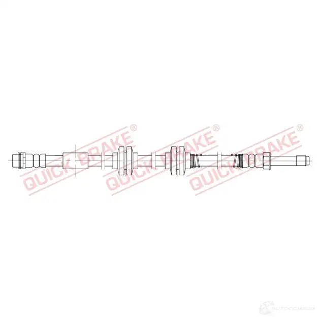 Тормозной шланг QUICK BRAKE 3V MXN 32825 1437700244 изображение 0