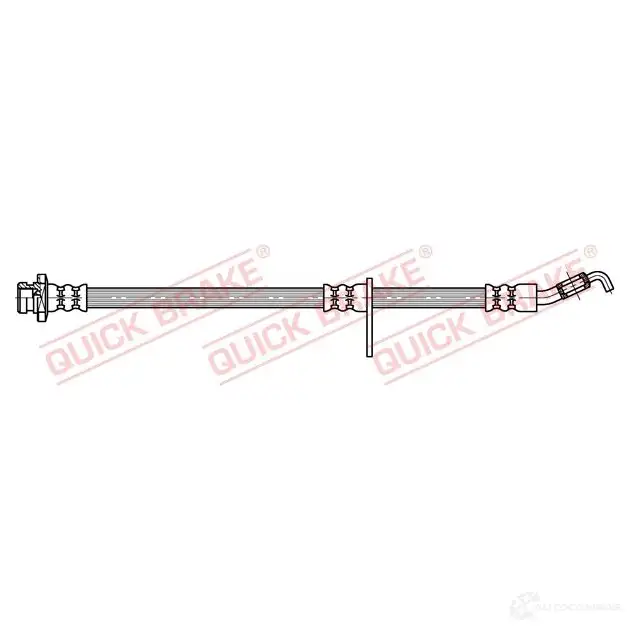 Тормозной шланг QUICK BRAKE 1437700224 ISE2 C 58813