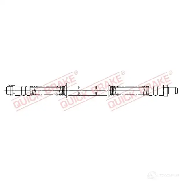 Тормозной шланг QUICK BRAKE 1437699811 V OQ27E 32843