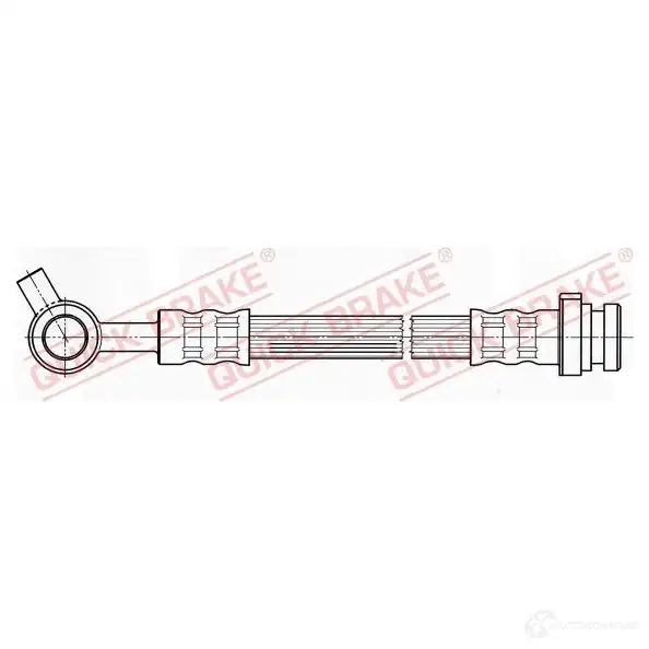 Тормозной шланг QUICK BRAKE 4U4M8O O 1437699812 50054
