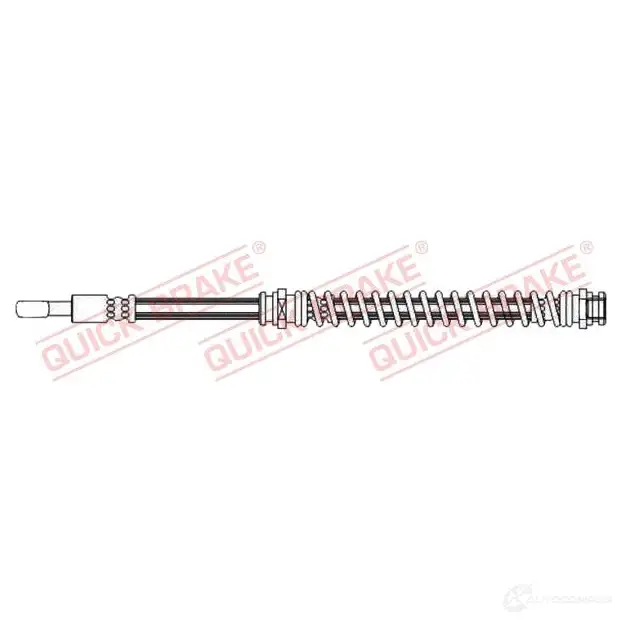 Тормозной шланг QUICK BRAKE 1437700203 UZ9 3597 58812