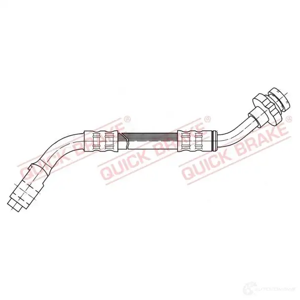 Тормозной шланг QUICK BRAKE AP9X GG 1437704014 50023 изображение 0