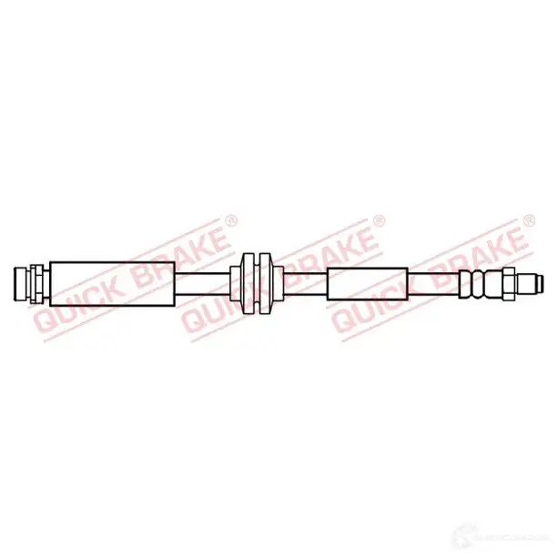 Тормозной шланг QUICK BRAKE 8 4ERS 32833 1437706712