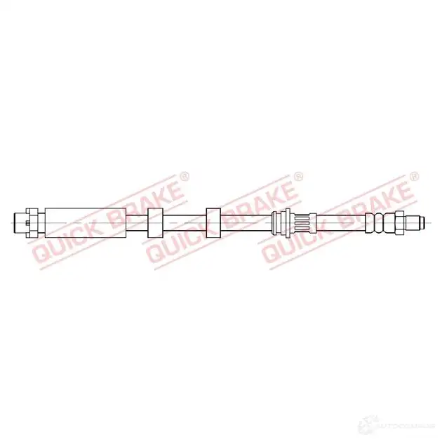 Тормозной шланг QUICK BRAKE 32844 1437706715 I2XE5 E