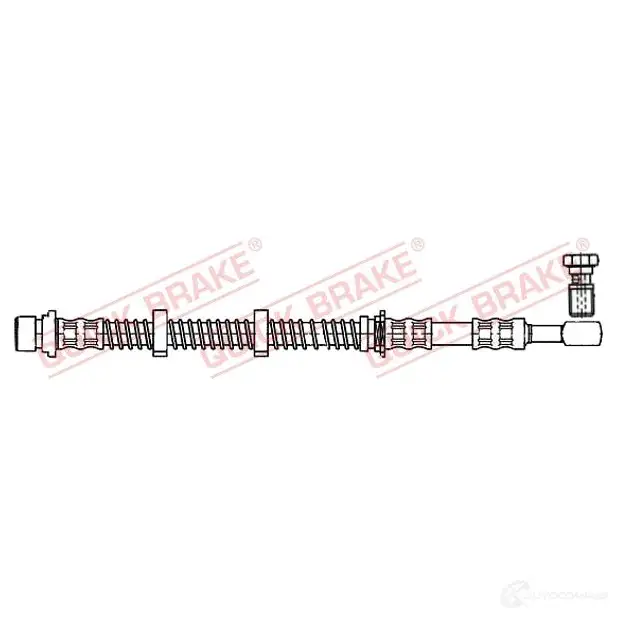 Тормозной шланг QUICK BRAKE 1437700445 X 7CNZ 58960x