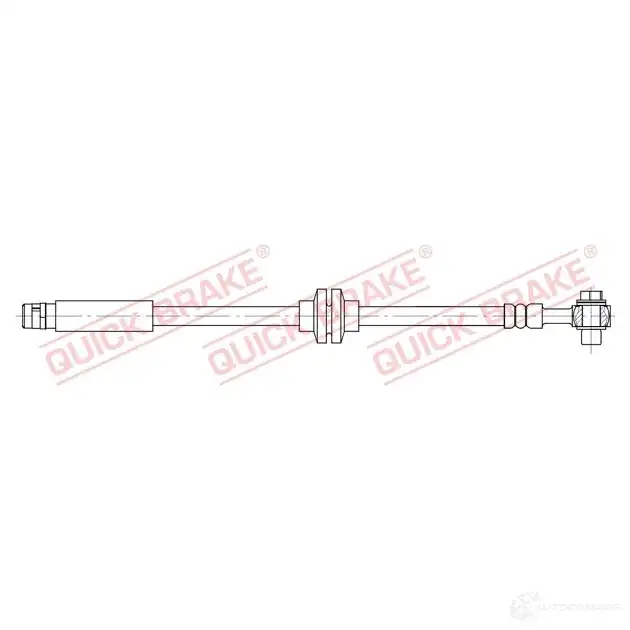 Тормозной шланг QUICK BRAKE JP S4A 1437706549 50206x