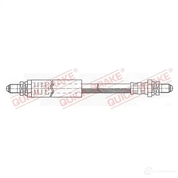 Тормозной шланг QUICK BRAKE BQQ ZC 1437706257 42308 изображение 0