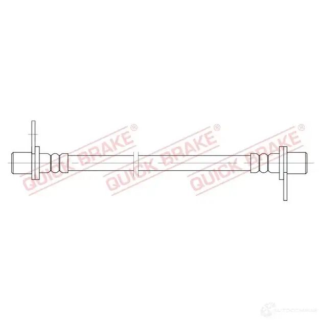 Тормозной шланг QUICK BRAKE JF TTO 25087 1437705994