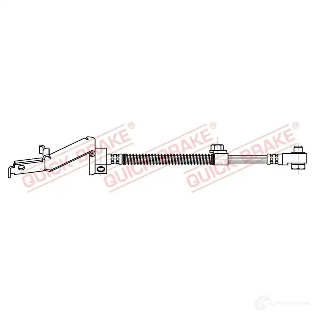 Тормозной шланг QUICK BRAKE PH YQN 86902x 1437700707