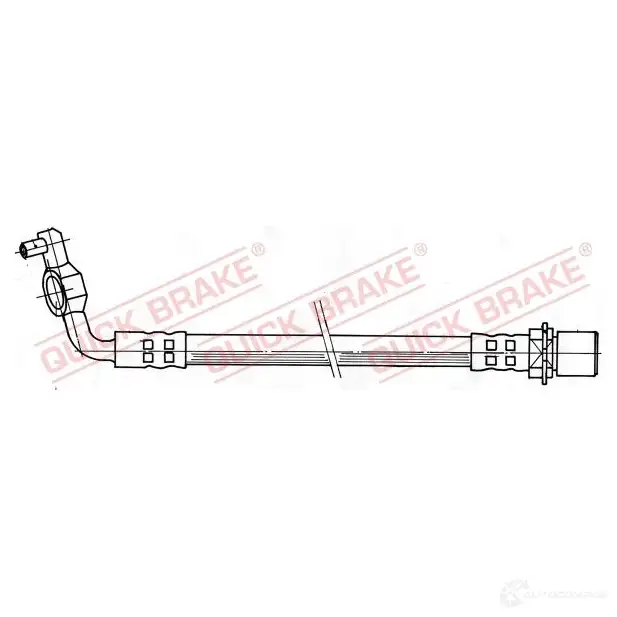 Тормозной шланг QUICK BRAKE W KFJ6Q6 50034 1437706345 изображение 0