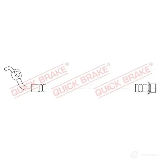 Тормозной шланг QUICK BRAKE 1437699395 C AKP1G8 58007