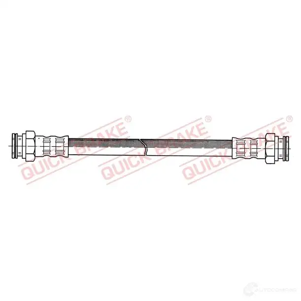 Тормозной шланг QUICK BRAKE 29F MWR 1437698541 22017 изображение 0