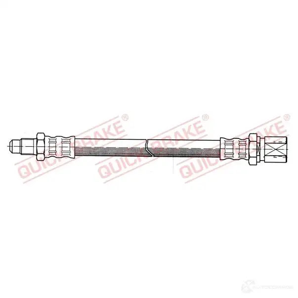 Тормозной шланг QUICK BRAKE 33001 SVJ 7S 1437700990