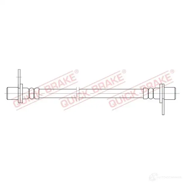 Тормозной шланг QUICK BRAKE 1437702557 F2 FZGN 25084