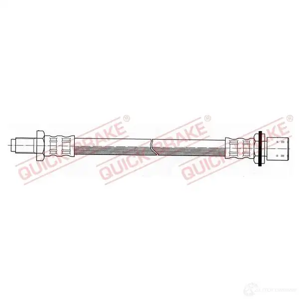 Тормозной шланг QUICK BRAKE D91V F 32016 1437701758 изображение 0