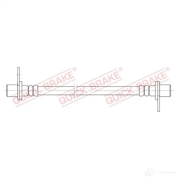 Тормозной шланг QUICK BRAKE IXHBA B5 1437704722 25074