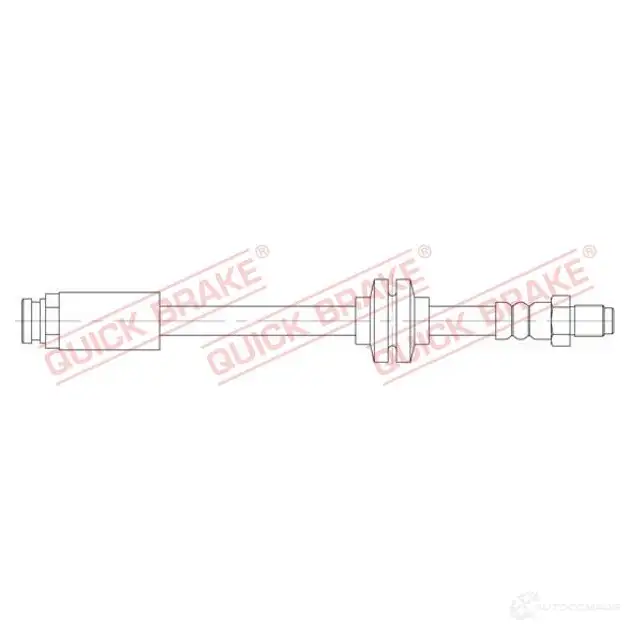 Тормозной шланг QUICK BRAKE 9 PJE7U 1437704727 32215