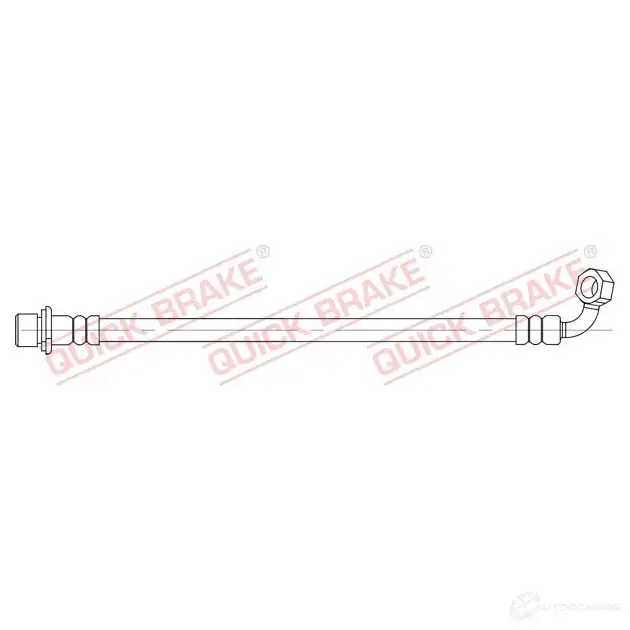 Тормозной шланг QUICK BRAKE 58003 1H1 43 1437704206