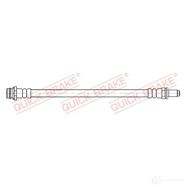 Тормозной шланг QUICK BRAKE 1437704199 Y7 W3I0S 37049
