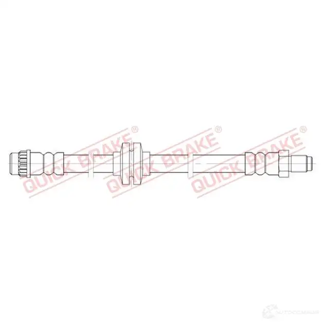 Тормозной шланг QUICK BRAKE MZ EJIWE 1437701316 32126