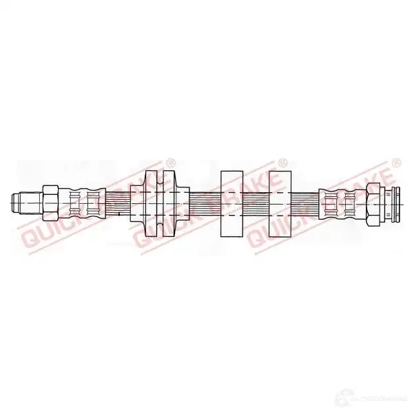 Тормозной шланг QUICK BRAKE RO YHFXN 37904 1437698979
