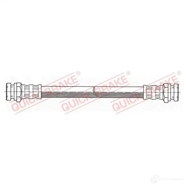 Тормозной шланг QUICK BRAKE 1437703752 27004 1JVRH Q изображение 0