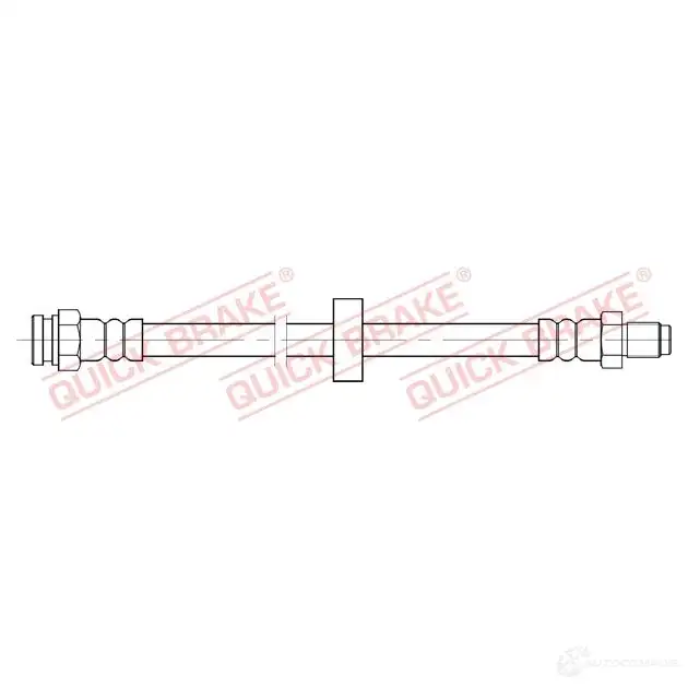 Тормозной шланг QUICK BRAKE 1437703716 5QP Z2E 32125
