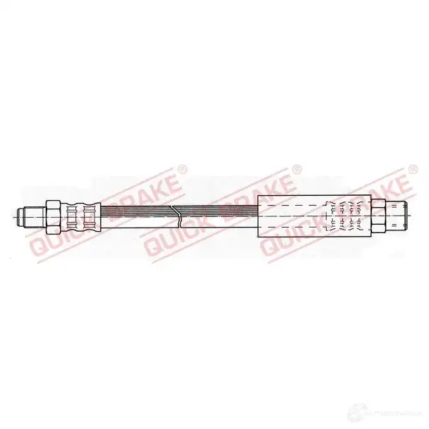 Тормозной шланг QUICK BRAKE 1437702627 E 1GLLN 32319