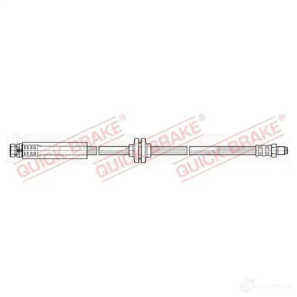 Тормозной шланг QUICK BRAKE 1437703275 E7 TX8 32412