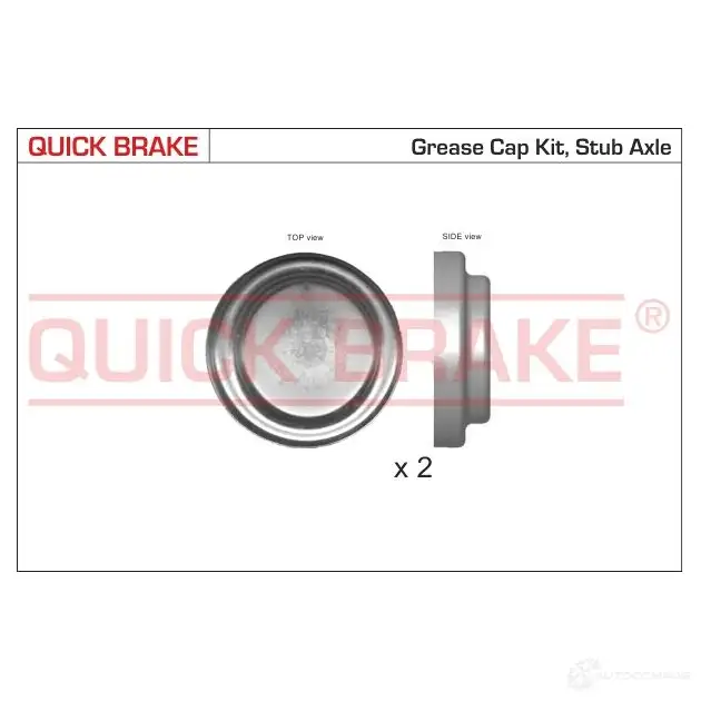 Колпак подшипника колеса QUICK BRAKE 5M3 CU1 1437696765 9824k