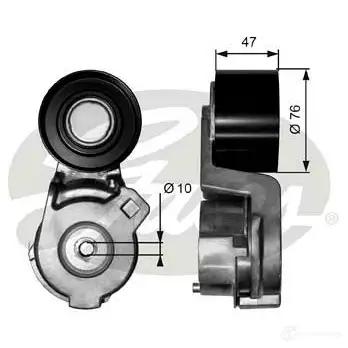 Натяжитель приводного ремня GATES Z1 EMG9 t38566 411967 5414465317804