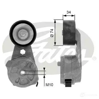 Натяжитель приводного ремня GATES t38601 5414465851773 411988 R CEZFKL изображение 0
