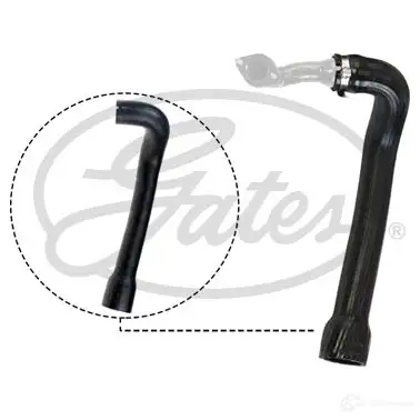 Патрубок интеркулера GATES 1424222191 853B5G L 090071 изображение 0