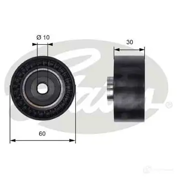 Обводной ролик ремня ГРМ GATES 1CUFR XA t41235 412447 5414465247941 изображение 0